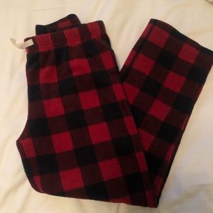 Plaid pyjamas